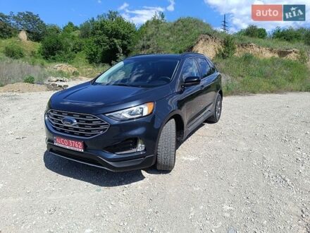 Синій Форд Едж, об'ємом двигуна 2 л та пробігом 82 тис. км за 20300 $, фото 1 на Automoto.ua