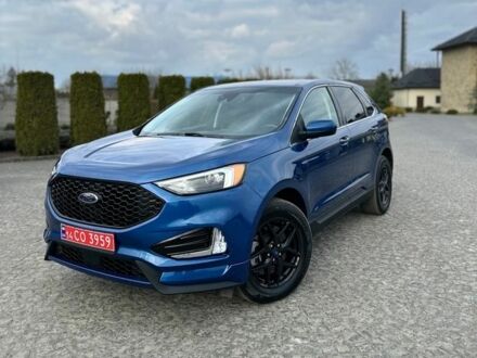 Синий Форд Эдж, объемом двигателя 2 л и пробегом 113 тыс. км за 21899 $, фото 1 на Automoto.ua