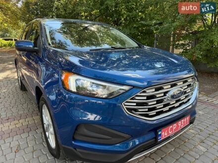 Синий Форд Эдж, объемом двигателя 2 л и пробегом 75 тыс. км за 18300 $, фото 1 на Automoto.ua