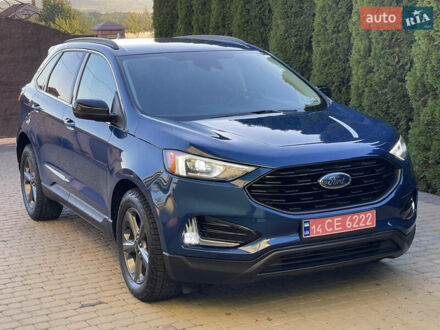 Синий Форд Эдж, объемом двигателя 2 л и пробегом 14 тыс. км за 20900 $, фото 1 на Automoto.ua
