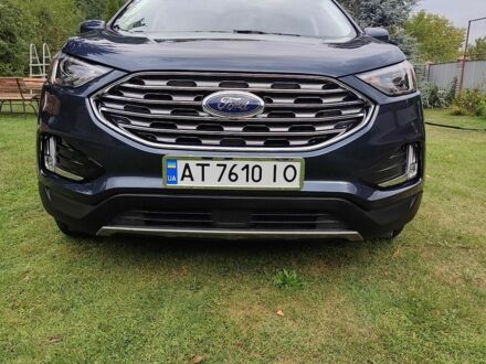 Синій Форд Едж, об'ємом двигуна 2 л та пробігом 50 тис. км за 16750 $, фото 1 на Automoto.ua