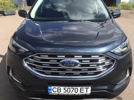 Синій Форд Едж, об'ємом двигуна 2 л та пробігом 37 тис. км за 25000 $, фото 1 на Automoto.ua