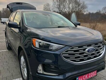 Синий Форд Эдж, объемом двигателя 2 л и пробегом 62 тыс. км за 21700 $, фото 1 на Automoto.ua