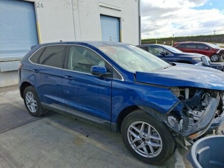 Синий Форд Эдж, объемом двигателя 2 л и пробегом 66 тыс. км за 15199 $, фото 1 на Automoto.ua