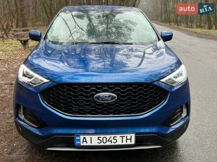 Синий Форд Эдж, объемом двигателя 2 л и пробегом 69 тыс. км за 22500 $, фото 1 на Automoto.ua