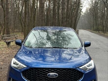 Синий Форд Эдж, объемом двигателя 2 л и пробегом 69 тыс. км за 23000 $, фото 1 на Automoto.ua