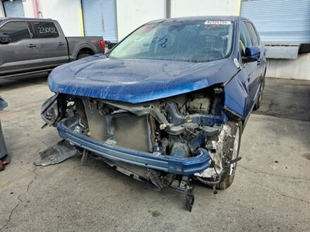 Синий Форд Эдж, объемом двигателя 2 л и пробегом 66 тыс. км за 15199 $, фото 1 на Automoto.ua