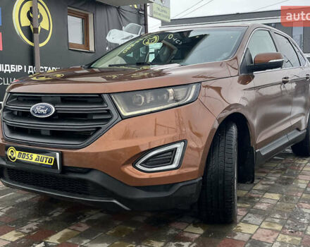 Оранжевый Форд Эдж, объемом двигателя 3.5 л и пробегом 134 тыс. км за 18200 $, фото 2 на Automoto.ua