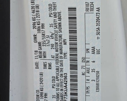 Белый Форд Эскейп, объемом двигателя 2.49 л и пробегом 65 тыс. км за 11000 $, фото 15 на Automoto.ua