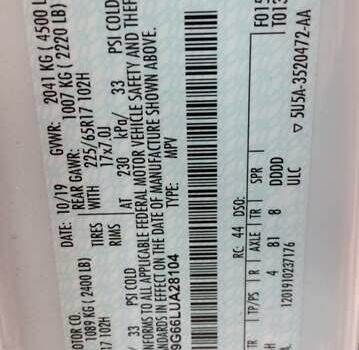 Белый Форд Эскейп, объемом двигателя 1.5 л и пробегом 149 тыс. км за 15000 $, фото 14 на Automoto.ua