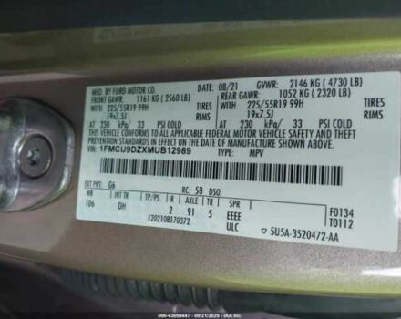 Бежевый Форд Эскейп, объемом двигателя 2.5 л и пробегом 38 тыс. км за 4500 $, фото 7 на Automoto.ua