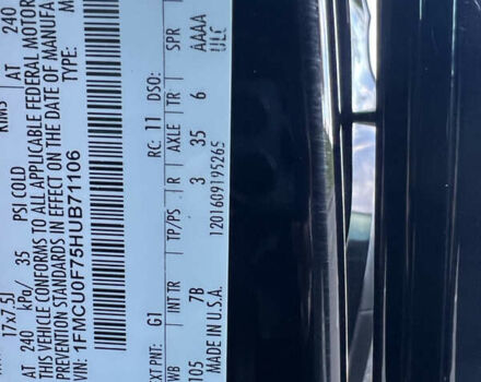 Форд Эскейп 2017 в Киеве на Automoto.ua Черный Форд Эскейп, объемом двигателя 2.5 л и пробегом 98 тыс. км за 13500 $, фото 40 на Automoto.ua