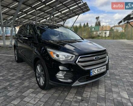 Форд Ескейп 2018 у Львові на Automoto.ua Чорний Форд Ескейп, об'ємом двигуна 2 л та пробігом 127 тис. км за 15250 $, фото 1 на Automoto.ua