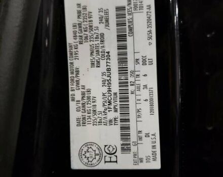 Черный Форд Эскейп, объемом двигателя 2 л и пробегом 105 тыс. км за 2500 $, фото 12 на Automoto.ua