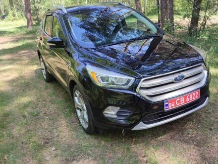 Чорний Форд Ескейп, об'ємом двигуна 2 л та пробігом 156 тис. км за 13500 $, фото 1 на Automoto.ua