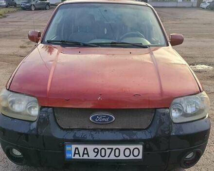 Красный Форд Эскейп, объемом двигателя 3 л и пробегом 230 тыс. км за 4999 $, фото 1 на Automoto.ua