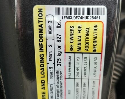 Серый Форд Эскейп, объемом двигателя 2.5 л и пробегом 95 тыс. км за 12500 $, фото 18 на Automoto.ua