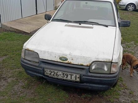 Белый Форд Эскорт, объемом двигателя 1.3 л и пробегом 123 тыс. км за 299 $, фото 1 на Automoto.ua