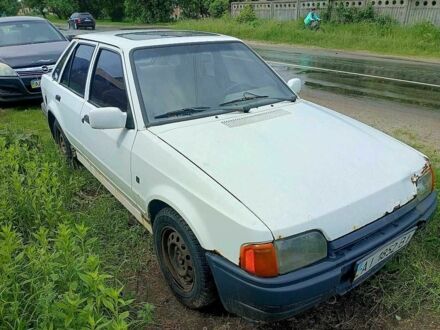 Форд Эскорт 1989 в Макарове на Automoto.ua Белый Форд Эскорт, объемом двигателя 1.4 л и пробегом 110 тыс. км за 1200 $, фото 1 на Automoto.ua