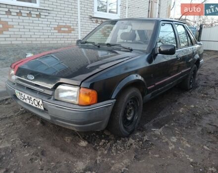Черный Форд Эскорт, объемом двигателя 1.4 л и пробегом 103 тыс. км за 750 $, фото 1 на Automoto.ua