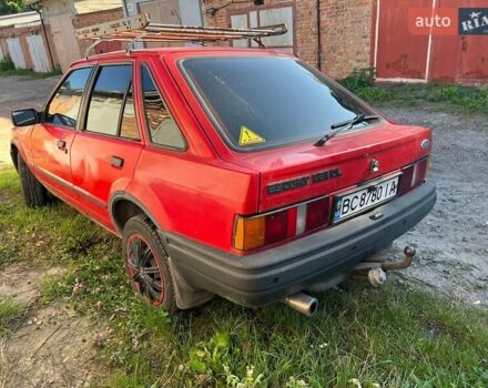 Красный Форд Эскорт, объемом двигателя 1.6 л и пробегом 250 тыс. км за 950 $, фото 5 на Automoto.ua