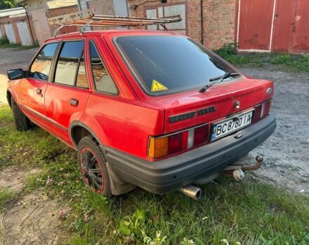 Красный Форд Эскорт, объемом двигателя 1.6 л и пробегом 250 тыс. км за 950 $, фото 3 на Automoto.ua