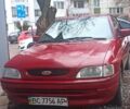 Красный Форд Эскорт, объемом двигателя 1.6 л и пробегом 232 тыс. км за 1400 $, фото 1 на Automoto.ua
