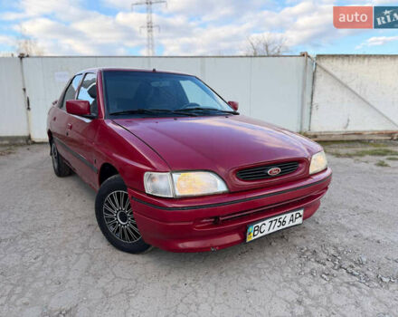 Червоний Форд Ескорт, об'ємом двигуна 1.6 л та пробігом 231 тис. км за 1350 $, фото 1 на Automoto.ua