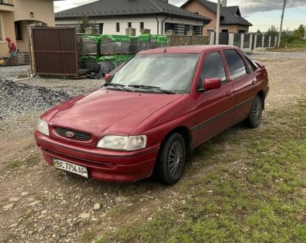 Красный Форд Эскорт, объемом двигателя 1.6 л и пробегом 230 тыс. км за 1400 $, фото 1 на Automoto.ua