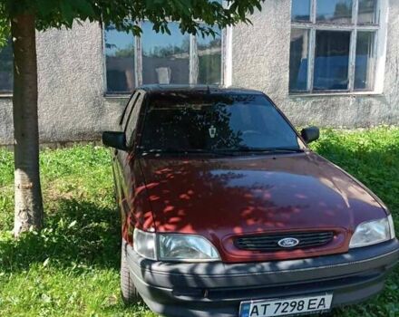 Красный Форд Эскорт, объемом двигателя 1.6 л и пробегом 350 тыс. км за 1199 $, фото 4 на Automoto.ua