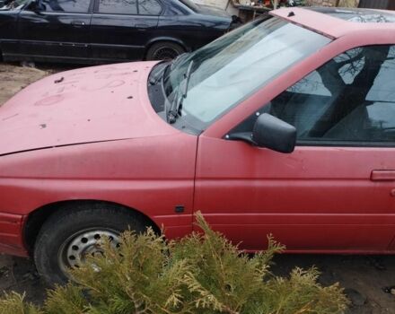 Красный Форд Эскорт, объемом двигателя 1.4 л и пробегом 100 тыс. км за 400 $, фото 2 на Automoto.ua