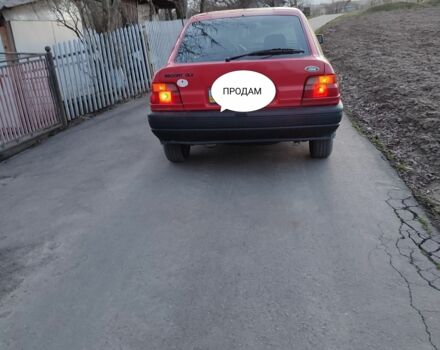 Красный Форд Эскорт, объемом двигателя 1.4 л и пробегом 589 тыс. км за 900 $, фото 9 на Automoto.ua