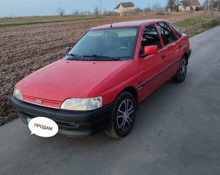 Червоний Форд Ескорт, об'ємом двигуна 1.4 л та пробігом 589 тис. км за 900 $, фото 1 на Automoto.ua