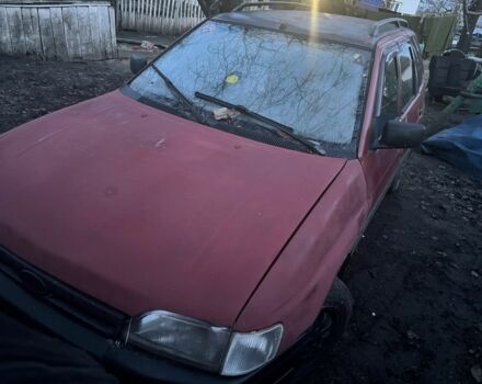 Красный Форд Эскорт, объемом двигателя 1.6 л и пробегом 400 тыс. км за 600 $, фото 2 на Automoto.ua