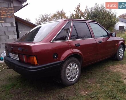 Червоний Форд Ескорт, об'ємом двигуна 1.39 л та пробігом 93 тис. км за 1325 $, фото 34 на Automoto.ua