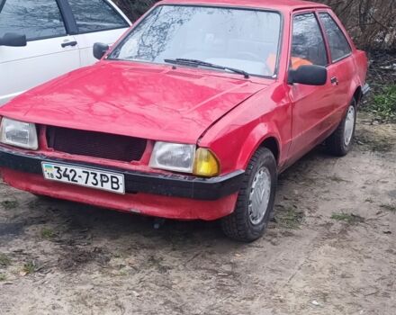 Червоний Форд Ескорт, об'ємом двигуна 1.3 л та пробігом 360 тис. км за 800 $, фото 1 на Automoto.ua