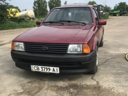 Червоний Форд Ескорт, об'ємом двигуна 1.3 л та пробігом 180 тис. км за 1650 $, фото 1 на Automoto.ua