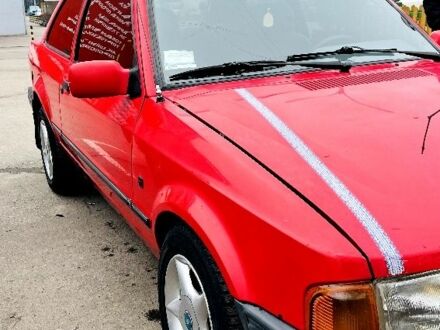 Червоний Форд Ескорт, об'ємом двигуна 1.6 л та пробігом 450 тис. км за 1250 $, фото 1 на Automoto.ua