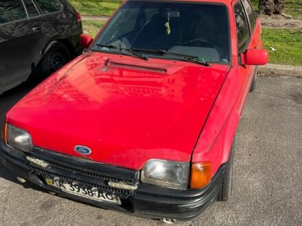 Форд Ескорт 1988 у Києві на Automoto.ua Червоний Форд Ескорт, об'ємом двигуна 1.4 л та пробігом 150 тис. км за 845 $, фото 1 на Automoto.ua