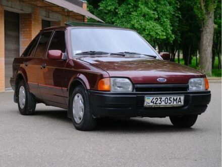 Форд Эскорт 1989 в Смеле на Automoto.ua Красный Форд Эскорт, объемом двигателя 1.4 л и пробегом 133 тыс. км за 1699 $, фото 1 на Automoto.ua