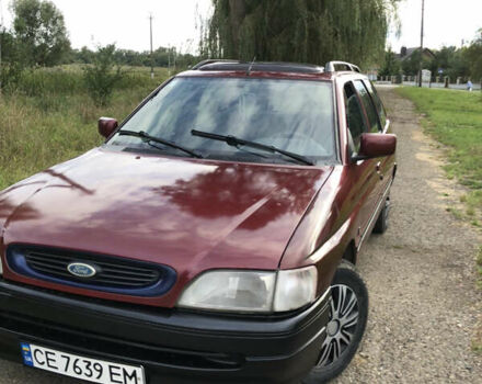 Червоний Форд Ескорт, об'ємом двигуна 1.6 л та пробігом 220 тис. км за 1999 $, фото 1 на Automoto.ua