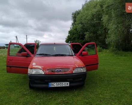 Червоний Форд Ескорт, об'ємом двигуна 1.4 л та пробігом 452 тис. км за 1000 $, фото 1 на Automoto.ua