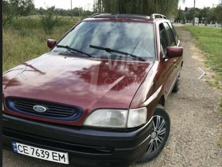 Червоний Форд Ескорт, об'ємом двигуна 1.6 л та пробігом 220 тис. км за 1800 $, фото 1 на Automoto.ua