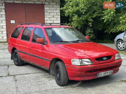 Форд Эскорт 1993 в Шепетовке на Automoto.ua Красный Форд Эскорт, объемом двигателя 1.6 л и пробегом 200 тыс. км за 550 $, фото 1 на Automoto.ua