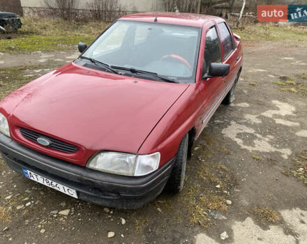 Красный Форд Эскорт, объемом двигателя 1.4 л и пробегом 285 тыс. км за 1200 $, фото 1 на Automoto.ua