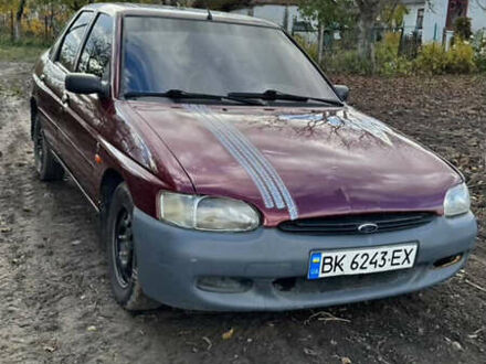 Форд Ескорт 1995 у Рівному на Automoto.ua Червоний Форд Ескорт, об'ємом двигуна 1.4 л та пробігом 305 тис. км за 1200 $, фото 1 на Automoto.ua