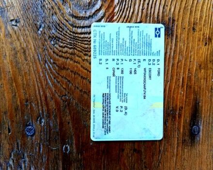 Сірий Форд Ескорт, об'ємом двигуна 1.4 л та пробігом 120 тис. км за 330 $, фото 6 на Automoto.ua