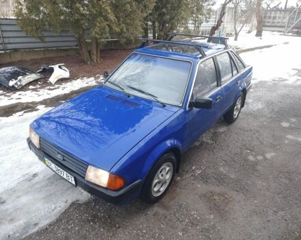 Синий Форд Эскорт, объемом двигателя 1.1 л и пробегом 77 тыс. км за 649 $, фото 1 на Automoto.ua