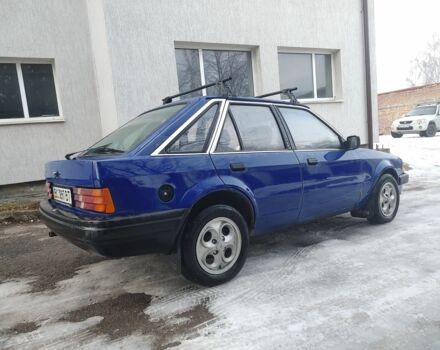 Синий Форд Эскорт, объемом двигателя 1.1 л и пробегом 77 тыс. км за 649 $, фото 9 на Automoto.ua