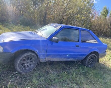 Синий Форд Эскорт, объемом двигателя 1.4 л и пробегом 250 тыс. км за 650 $, фото 3 на Automoto.ua